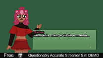 Questionably Accurate Streamer Sim (free game itchio ) Simulation, Adult, Arcade, Clicker, Erotic, Furry, Hentai, Idle, Mouse only, NSFW, Short